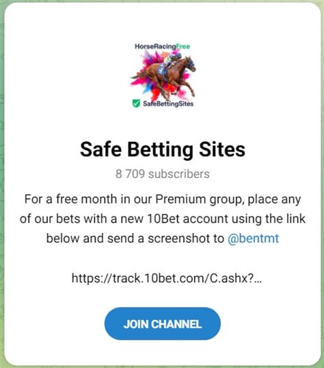 Best Betting Tips Telegram Channels .